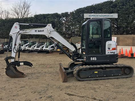 2014 bobcat e45 mini excavator|bobcat e45 attachments.